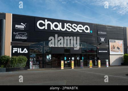 Vista exterior de una tienda Chaussea una cadena francesa de