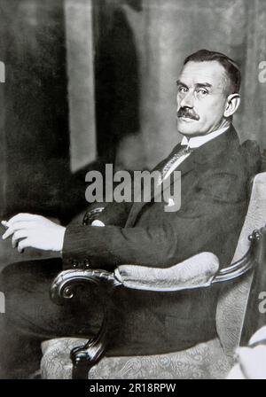 Thomas Mann Escritor 1922 ((1875--1955) Foto de stock