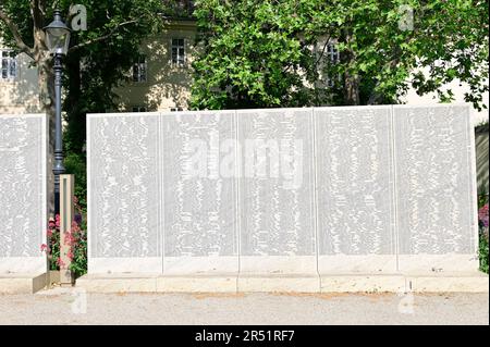 Viena, Austria. Monumento a los niños, mujeres y hombres judíos de Austria que fueron asesinados en la Shoah Foto de stock