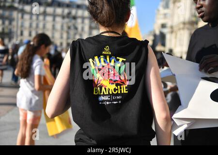 París, Francia. 04th de junio de 2023. Durante la inauguración del evento Nuit Blanche 2023 en París, Francia, el 03 de junio de 2023. Foto por Karim Ait Adjedjou/ABACAPRESS.COM Crédito: Abaca Press/Alamy Live News Foto de stock