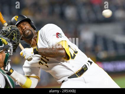 Photo: Oakland Athletics Shintaro Fujinami Throws in Sixth Inning -  PIT2023060513 