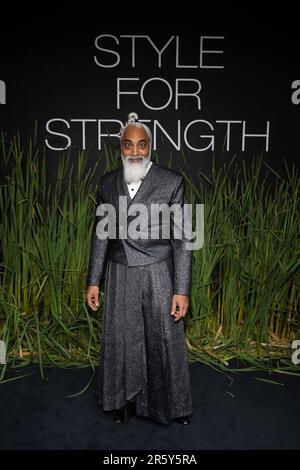 New York, USA. 23rd May, 2022. Fashion designer Donna Karen attends the  73rd annual Parsons Benefit at The Glasshouse in New York, New York, on May  23, 2022. (Photo by Gabriele Holtermann/Sipa