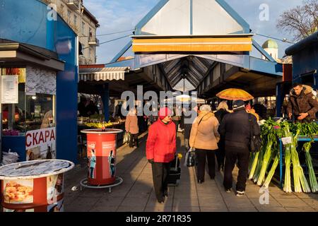 Bulgaria. Sofía. Mercado de las señoras Foto de stock