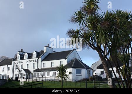 El Jura Hotel en Craighouse en la isla de Jura, Argyll y Bute Foto de stock