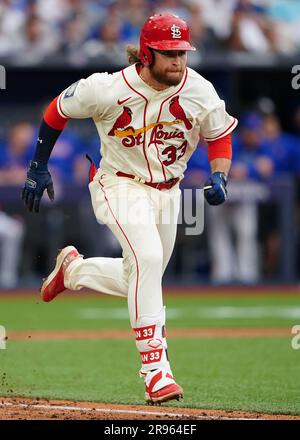 St. Louis Cardinals' Brendan Donovan (33) in action during a baseball game  against the Philadelphia Phillies, Saturday, July 2, 2022, in Philadelphia.  (AP Photo/Laurence Kesterson Stock Photo - Alamy