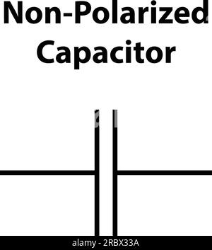 Icono de línea de condensadores electrolíticos. Símbolo del vector de  componentes electrónicos Imagen Vector de stock - Alamy