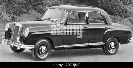 Transporte / transporte, coche, variantes de vehículo, Mercedes-Benz 180, 1953, ADDITIONAL-RIGHTS-CLEARANCE-INFO-NOT-AVAILABLE Foto de stock