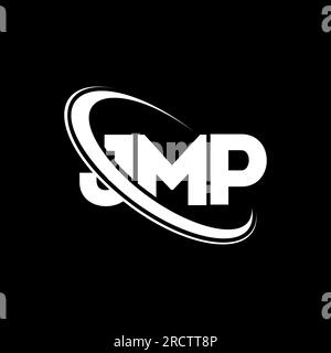 Logotipo de JMP. Letra JMP. Diseño de logotipo de letra JMP. Iniciales ...