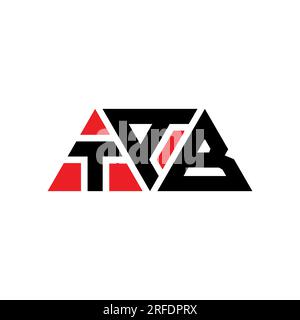 Diseño de logotipo de letra triangular con forma de triángulo. TAB ...