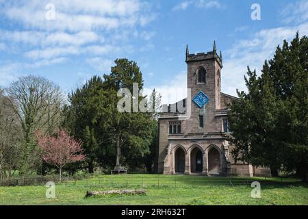 Terminado en 1797, St La Iglesia de María es una iglesia parroquial de Inglaterra de grado I en Cromford, Derbyshire y el lugar de descanso final de Sir Richard A. Foto de stock