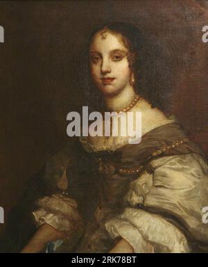 Reina Catalina (de Braganza) (1638-1705) (después de Sir Peter Lely) 1826 por Jacob Huysmans Foto de stock