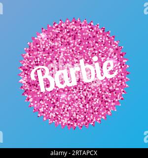 Logotipo brillante de Barbie | Pegatina