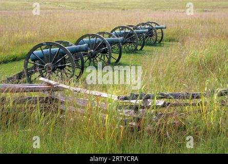 Cannon, Pea Ridge National Military Park, Arkansas Foto de stock