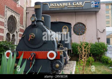 Trem Preto Do Vapor De Edirne Turquia Imagem de Stock Editorial