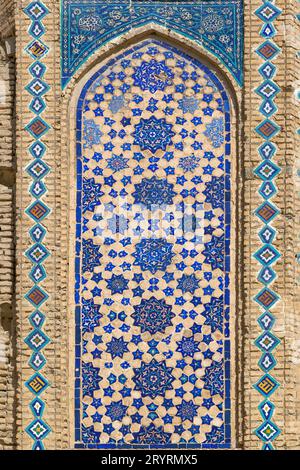 Ð¡Azulejos erámicos, Samarcanda, Uzbekistán Foto de stock