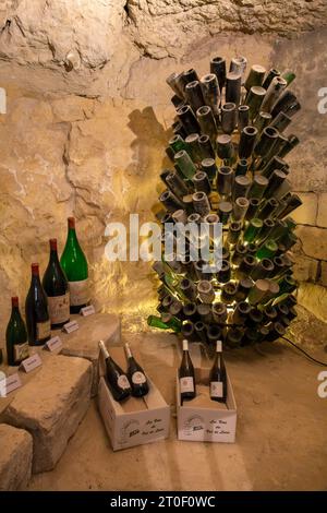 Las botellas de vino en la nevera refrigerador grande en un restaurante  Fotografía de stock - Alamy