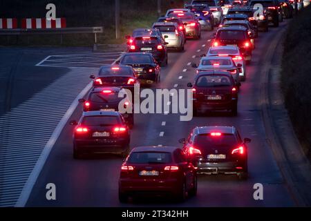 Atasco de tráfico en Gdansk, Polonia © Wojciech Strozyk / Alamy Foto de archivo *** Leyenda local *** Foto de stock