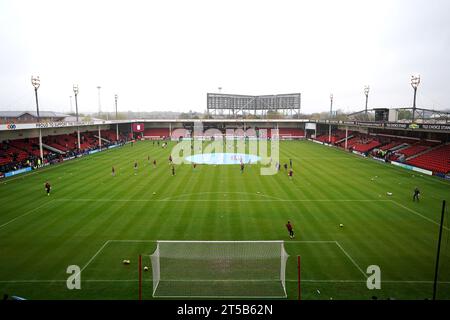 Vista general del estadio antes del partido de la Superliga Femenina de Barclays en el estadio Poundland Bescot, Walsall. Fecha de la foto: Sábado 4 de noviembre de 2023. Foto de stock
