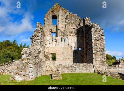 Castillo Kildrummy (siglo XIII), Aberdeenshire, Escocia, Reino Unido. La Torre Elphinstone. Foto de stock