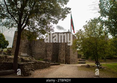 El bastión medieval de Veliko Tarnovo, Tsarevets en Bulgaria Foto de stock