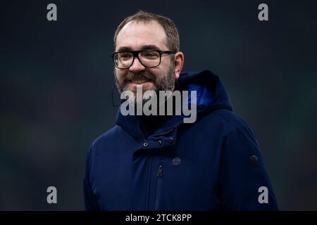 liga dos campeões da uefa 2023, bandeira do club brugge kv com uma bola de  futebol na rede, papel de parede da uefa, trabalho 3d e imagem 3d. Yerevan,  Armênia - 2023