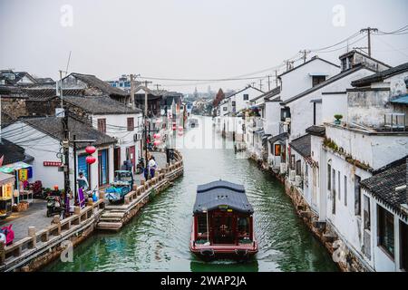 Centro Histórico de Suzhou, China Foto de stock