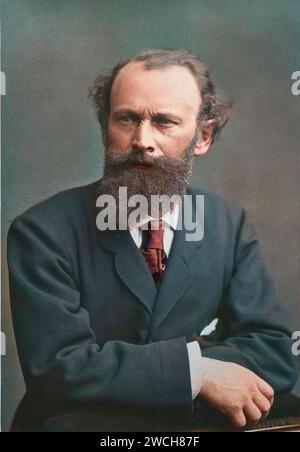 Edouard Manet (1832-1883) pintor francés - foto para colorear más tarde - colorear más tarde Foto de stock
