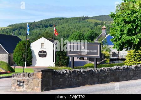 Destilería de Whisky Glenfiddich, Dufftown, Escocia, Gran Bretaña Foto de stock