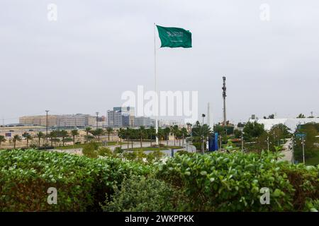 Dammam, Arabia Saudita, 17 de febrero de 2024. El Centro Rey Abdulaziz para la Cultura Mundial ksa Aramco Oil Company - desarrollo cultural dentro del Reino. ithr Foto de stock