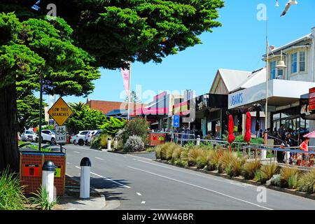 Thompson Street Cowes Phillip Island Australia Victoria Western Port Foto de stock