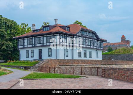 Instituto de Protección de Monumentos Culturales en la fortaleza de Kalemegdan en Belgrado, Serbia Foto de stock