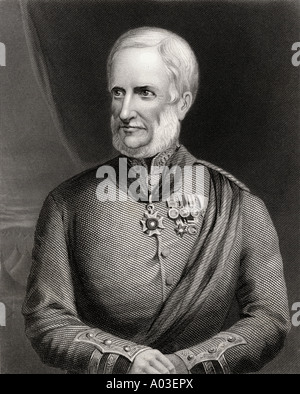General De División Sir Henry Havelock, 1795 - 1857. Britsh General. Grabado del siglo XIX después de C Holl. Foto de stock