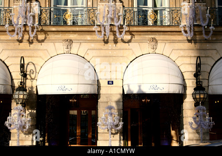 Hotel Ritz en París Foto de stock