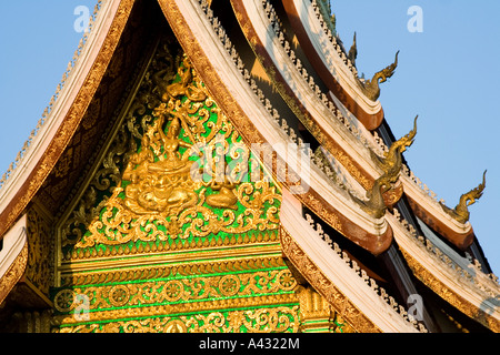 Sala Pha Bang templo parte del Museo Nacional del Palacio Real de Luang Prabang Laos