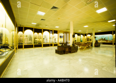Una de las salas principales del Museo de Al Ain, Abu Dhabi, Emiratos Árabes Unidos (Al Ain) Foto de stock