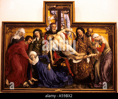 El Descendimiento de Rogier van der Weyden 1399 1464 holandés belga de Flandes Bélgica Foto de stock