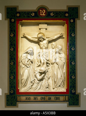 Catedral de San Bernabé, Derby Road, Nottingham, 1844. Nave después de