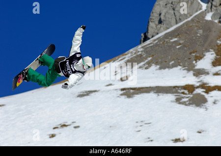 Markus Keller, snowboarder, campeón del mundo de halfpipe, Evento: Superfinal, Nescafé Champs Open 2006 Fecha: 5 de febrero de 2006 Lugar: