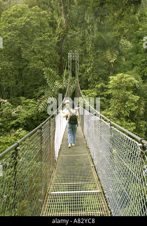 Puentes Colgantes Trail, el Arenal, Costa Rica Foto de stock