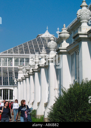 Casa templada Kew Gardens de Londres, Inglaterra Gran Bretaña Foto de stock
