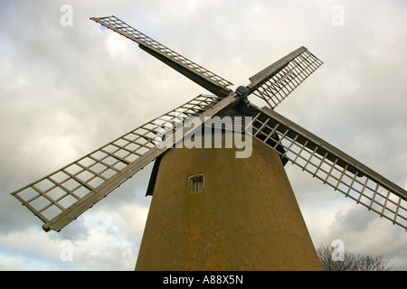 Bembridge Windmill, Isle of Wight Foto de stock