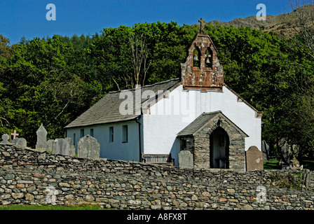 Iglesia de San Juan, Ulpha. Lake District National Park, Cumbria, Inglaterra, Reino Unido, Europa. Foto de stock