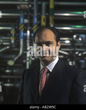 Carlos Fernández, director general de Grupo Modelo mostrado en la empresa s  la principal planta cervecera en la Ciudad de México Fotografía de stock -  Alamy