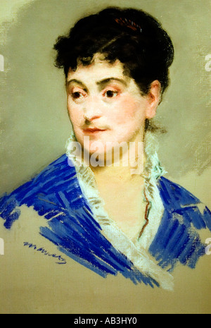 Madame Emile Zola 1879 Édouard Manet 1832 - 1883 Francia Foto de stock