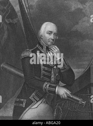Vice Almirante Cuthbert Collingwood, Primer Barón Collingwood Foto de stock