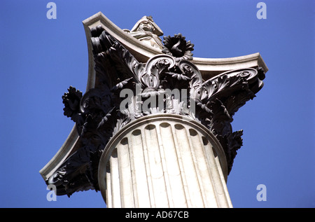 Columna de Nelson en Trafalgar Square, Londres, Reino Unido de Gran Bretaña