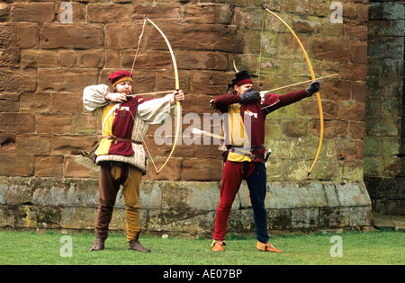 Volver promulgación inglés medieval largo arco y flecha disfraz
