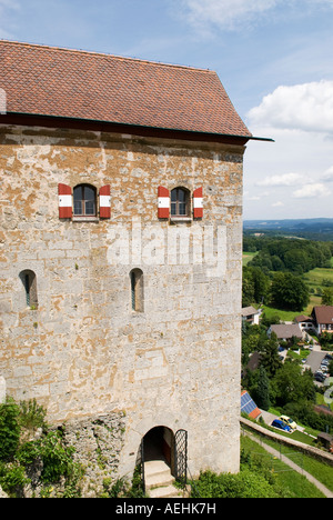 Castillo Burg Hohenstein, Franconia, Alemania Foto de stock