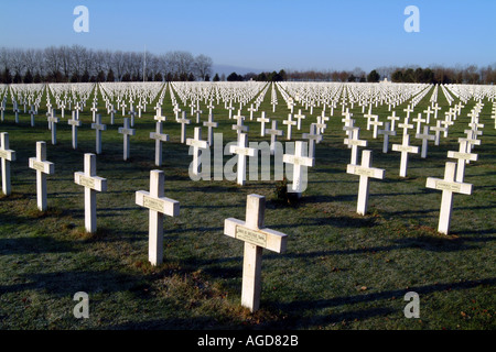 La Targette cementerio británico cerca de Arras Francia Europa Septentrional Foto de stock