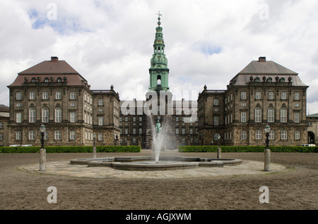 El palacio de Christiansborg en Copenhague, Dinamarca